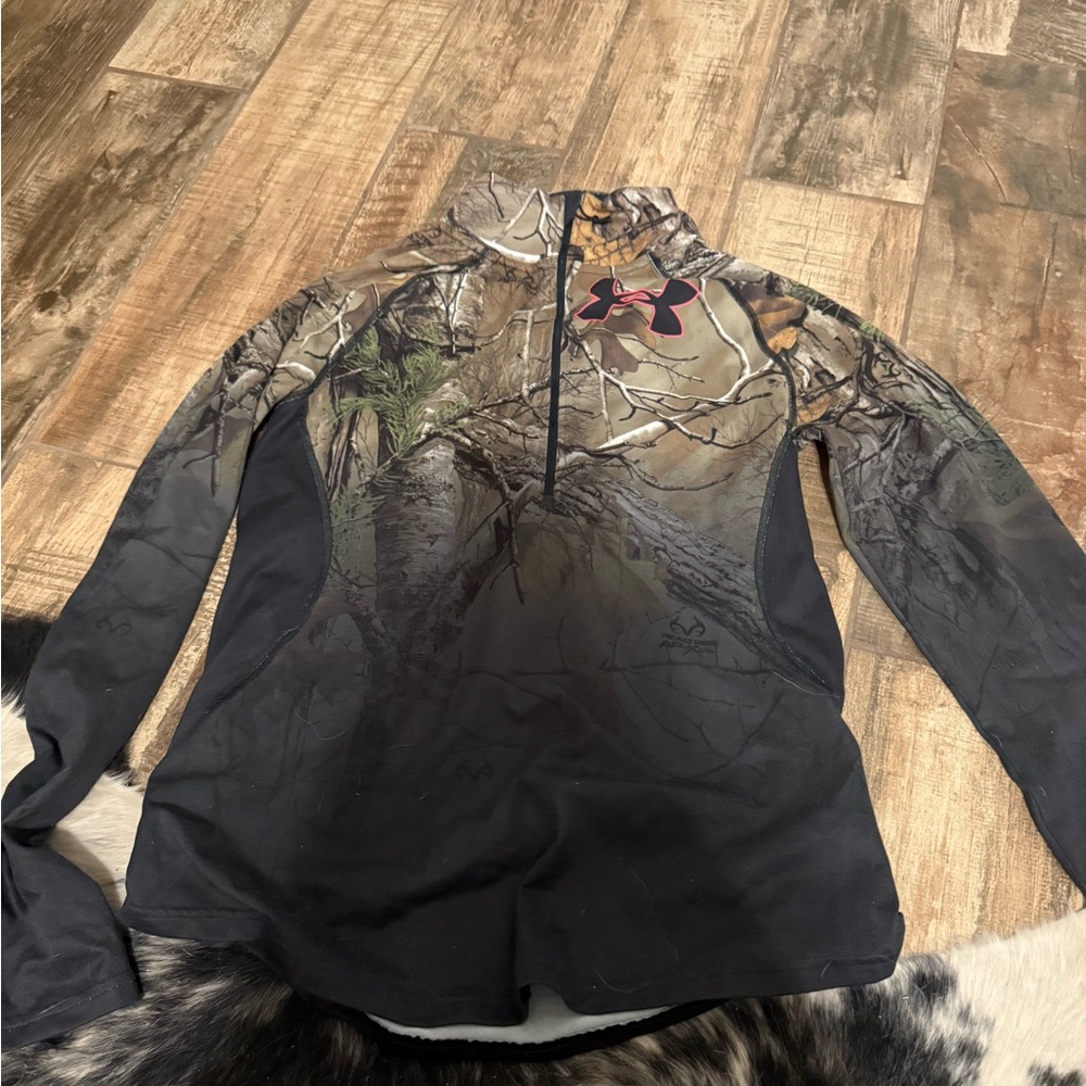 Camo Quarter zip